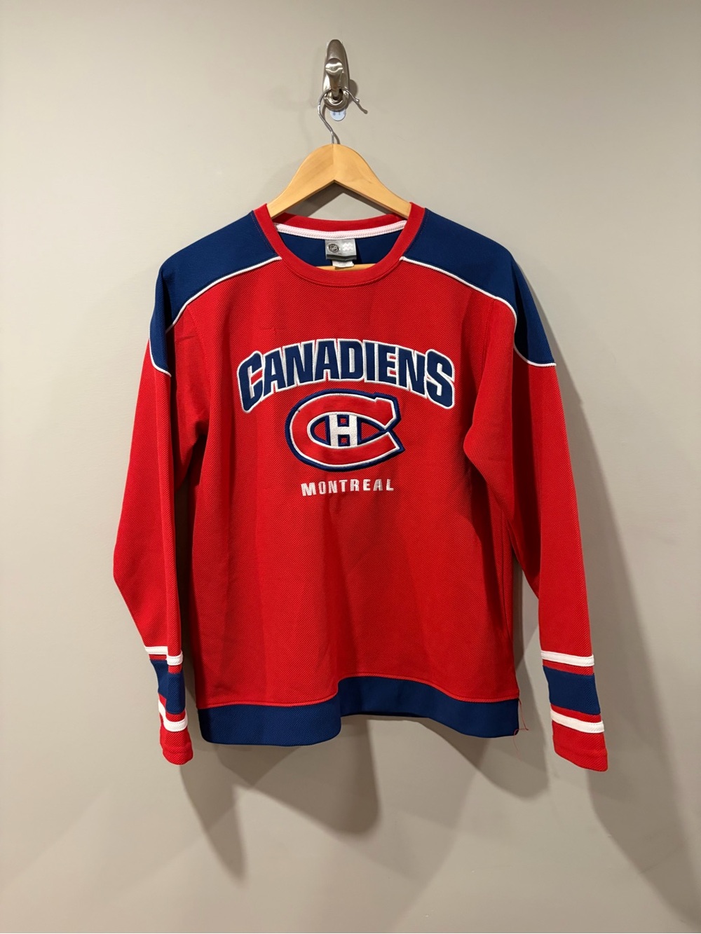 VTG Montreal Canadiens NHL Hockey Jersey Yth XL (18)